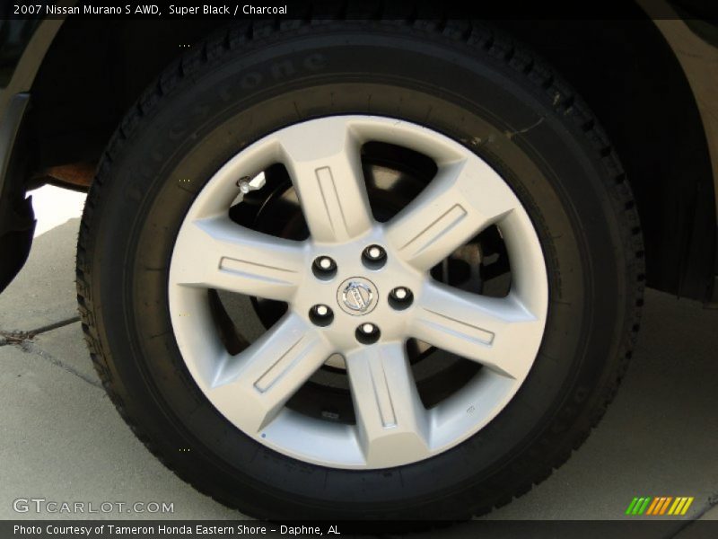 Super Black / Charcoal 2007 Nissan Murano S AWD
