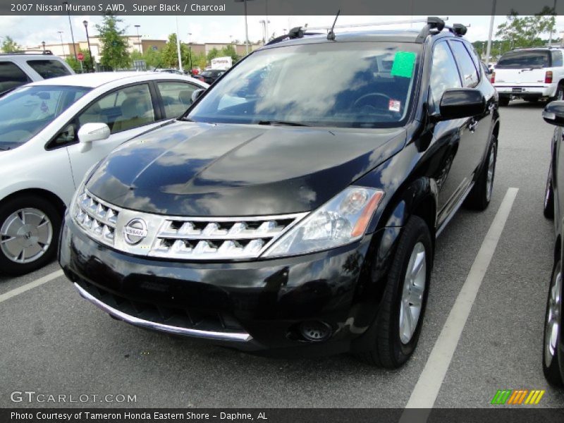 Super Black / Charcoal 2007 Nissan Murano S AWD