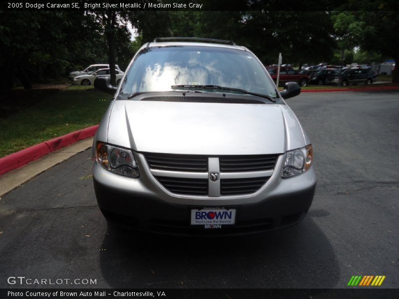 Bright Silver Metallic / Medium Slate Gray 2005 Dodge Caravan SE