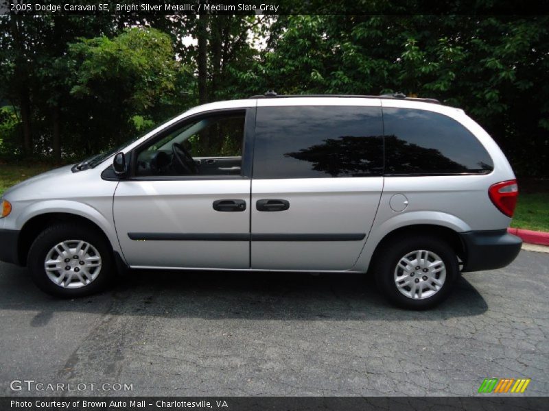 Bright Silver Metallic / Medium Slate Gray 2005 Dodge Caravan SE
