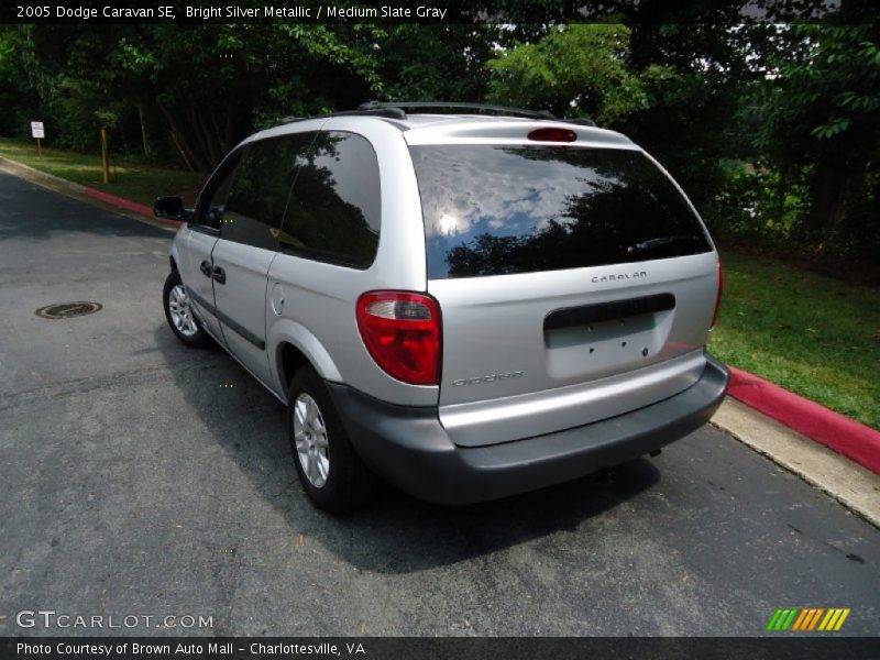 Bright Silver Metallic / Medium Slate Gray 2005 Dodge Caravan SE