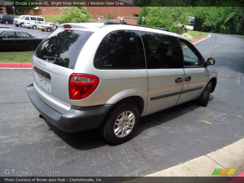 Bright Silver Metallic / Medium Slate Gray 2005 Dodge Caravan SE