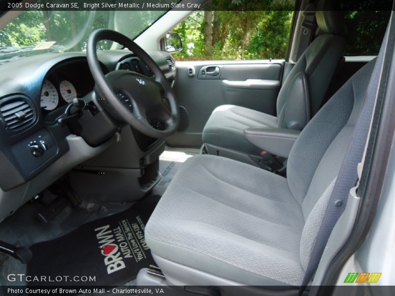 Bright Silver Metallic / Medium Slate Gray 2005 Dodge Caravan SE