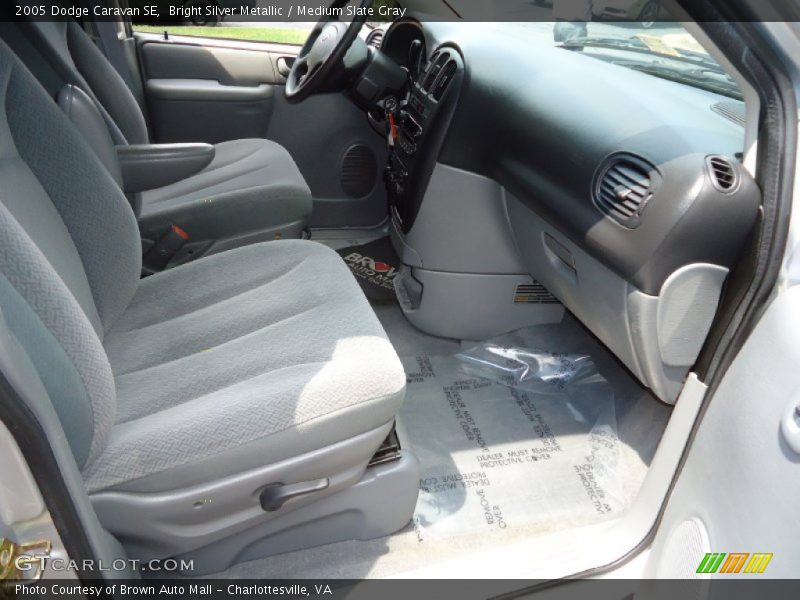 Bright Silver Metallic / Medium Slate Gray 2005 Dodge Caravan SE