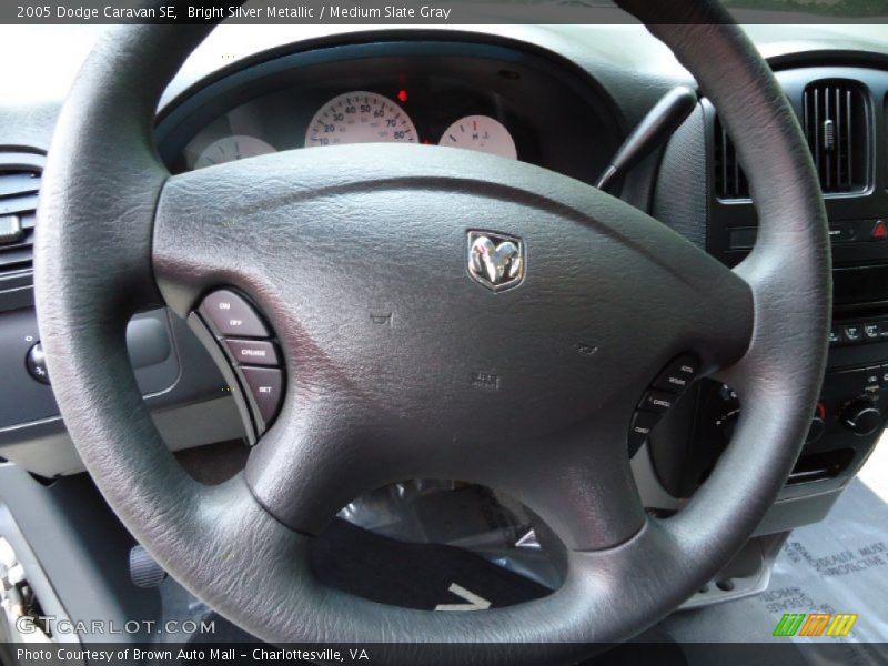 Bright Silver Metallic / Medium Slate Gray 2005 Dodge Caravan SE