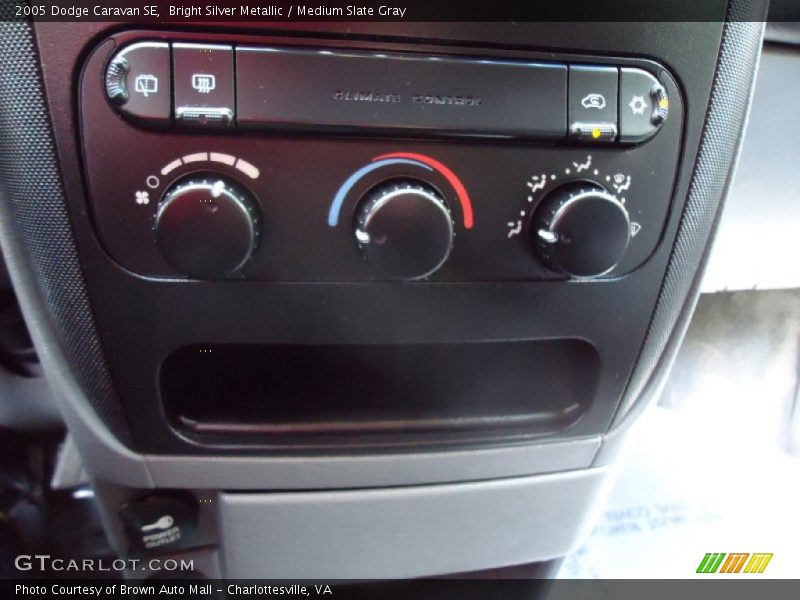 Bright Silver Metallic / Medium Slate Gray 2005 Dodge Caravan SE