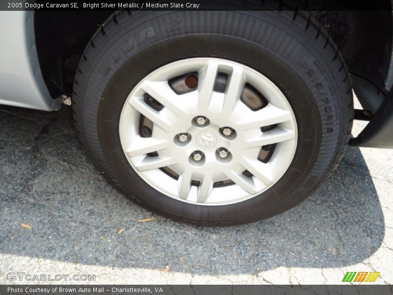 Bright Silver Metallic / Medium Slate Gray 2005 Dodge Caravan SE