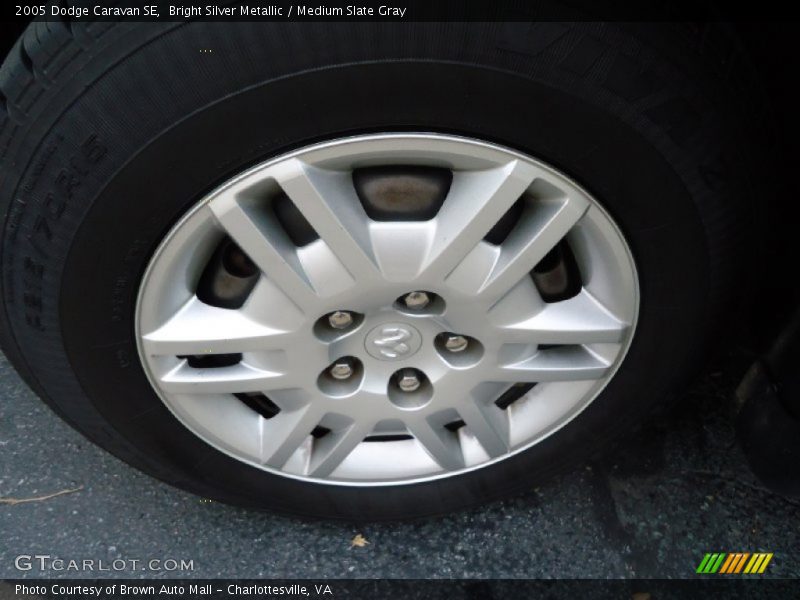 Bright Silver Metallic / Medium Slate Gray 2005 Dodge Caravan SE