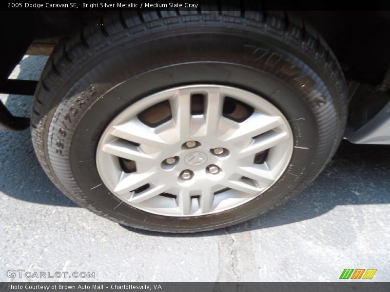 Bright Silver Metallic / Medium Slate Gray 2005 Dodge Caravan SE