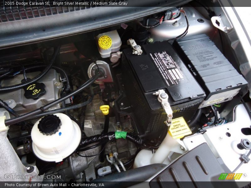 Bright Silver Metallic / Medium Slate Gray 2005 Dodge Caravan SE