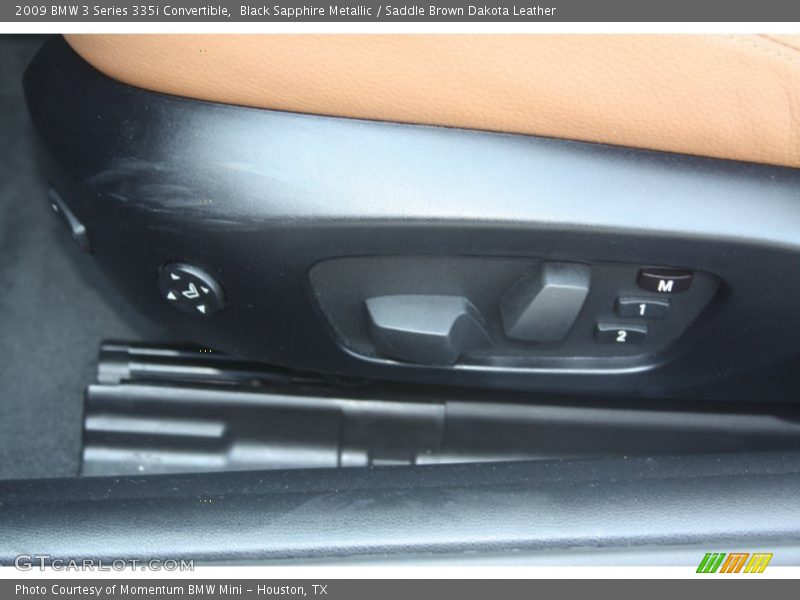 Black Sapphire Metallic / Saddle Brown Dakota Leather 2009 BMW 3 Series 335i Convertible
