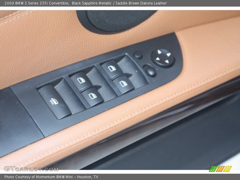 Black Sapphire Metallic / Saddle Brown Dakota Leather 2009 BMW 3 Series 335i Convertible