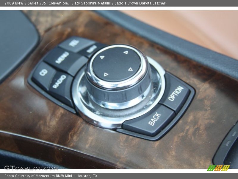 Black Sapphire Metallic / Saddle Brown Dakota Leather 2009 BMW 3 Series 335i Convertible