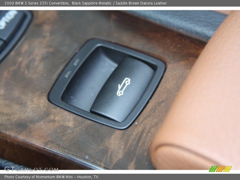 Black Sapphire Metallic / Saddle Brown Dakota Leather 2009 BMW 3 Series 335i Convertible