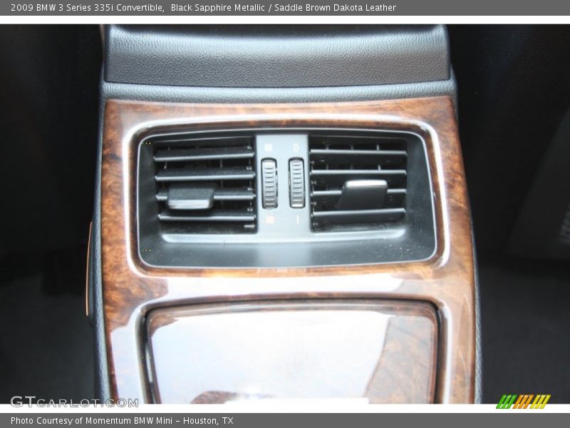 Black Sapphire Metallic / Saddle Brown Dakota Leather 2009 BMW 3 Series 335i Convertible