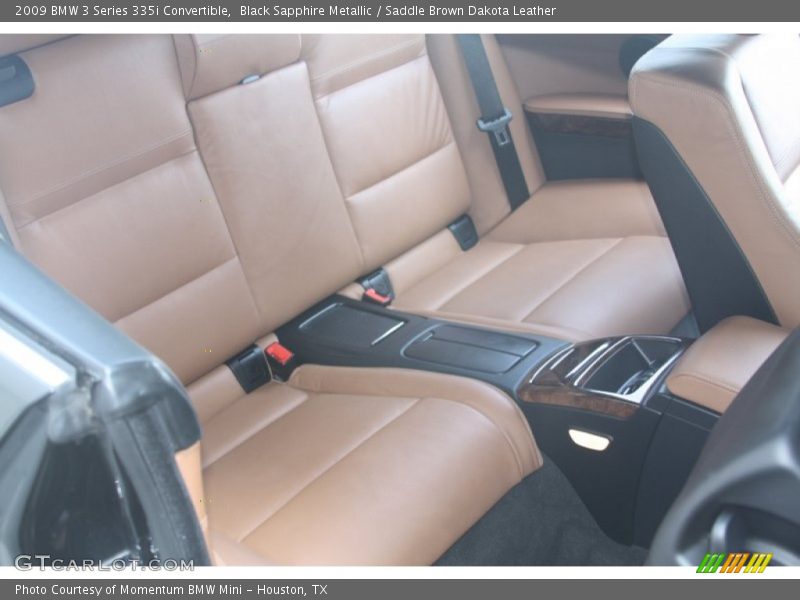 Black Sapphire Metallic / Saddle Brown Dakota Leather 2009 BMW 3 Series 335i Convertible