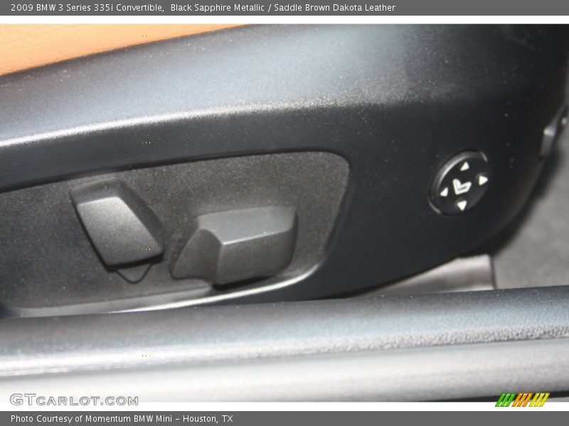 Black Sapphire Metallic / Saddle Brown Dakota Leather 2009 BMW 3 Series 335i Convertible