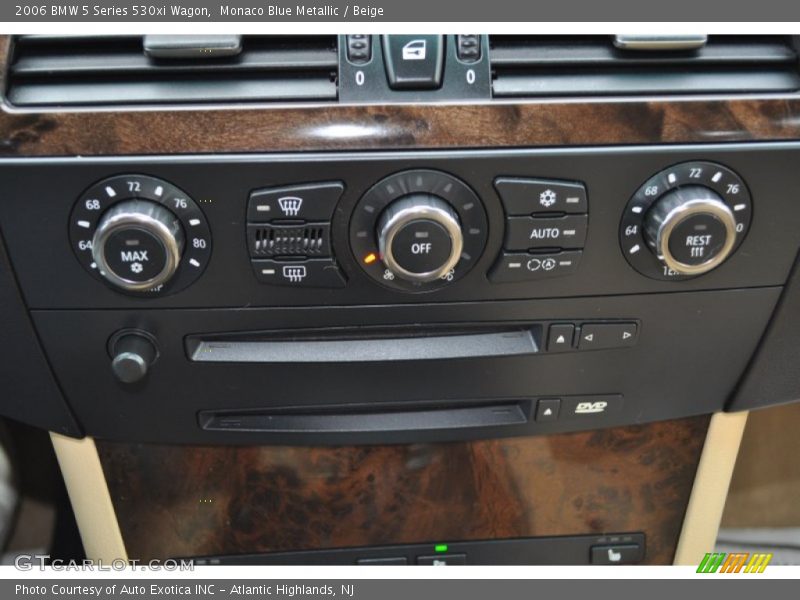 Monaco Blue Metallic / Beige 2006 BMW 5 Series 530xi Wagon