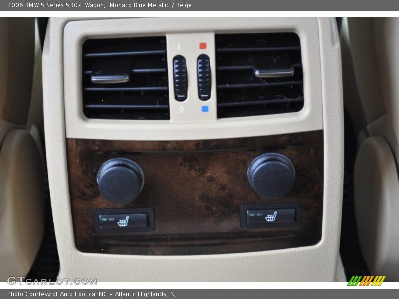 Monaco Blue Metallic / Beige 2006 BMW 5 Series 530xi Wagon