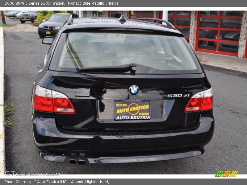 Monaco Blue Metallic / Beige 2006 BMW 5 Series 530xi Wagon