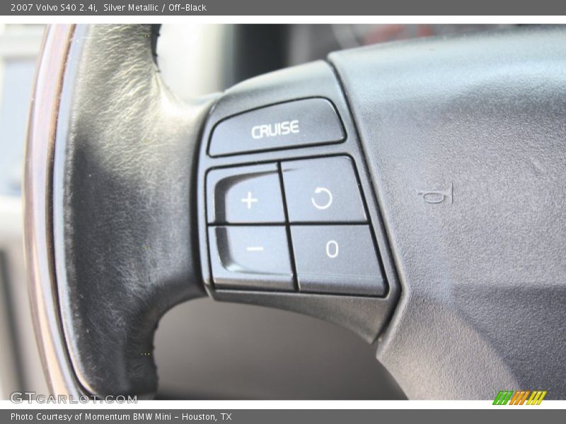 Silver Metallic / Off-Black 2007 Volvo S40 2.4i