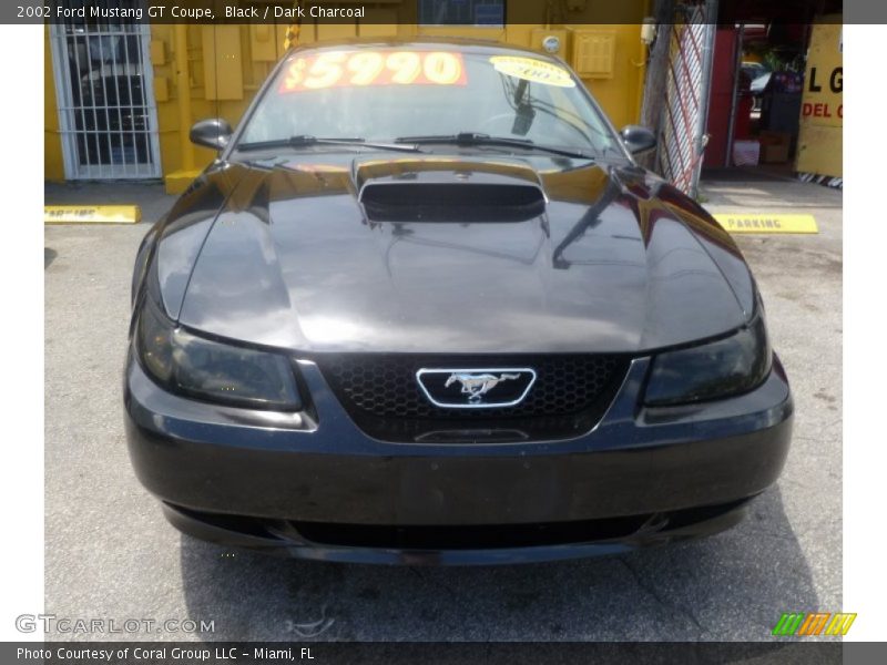 Black / Dark Charcoal 2002 Ford Mustang GT Coupe