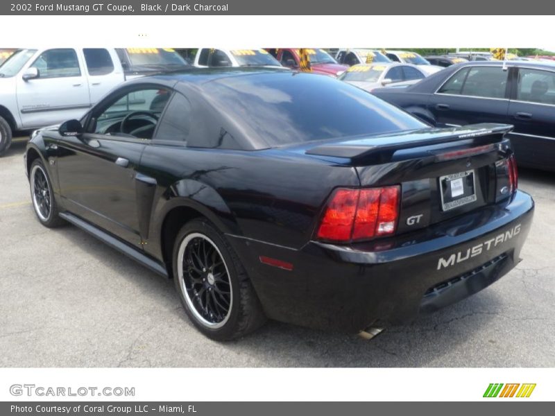 Black / Dark Charcoal 2002 Ford Mustang GT Coupe