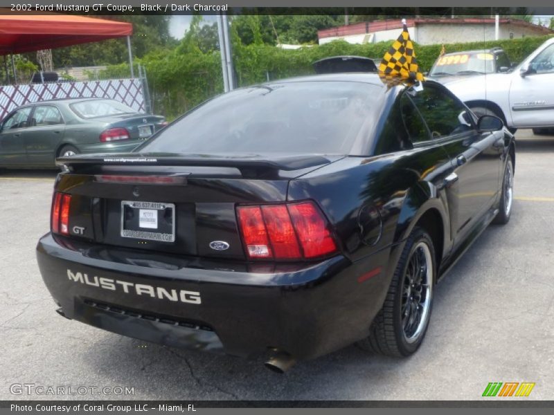 Black / Dark Charcoal 2002 Ford Mustang GT Coupe