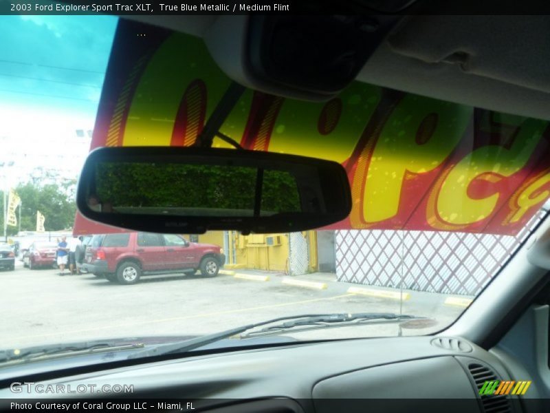 True Blue Metallic / Medium Flint 2003 Ford Explorer Sport Trac XLT