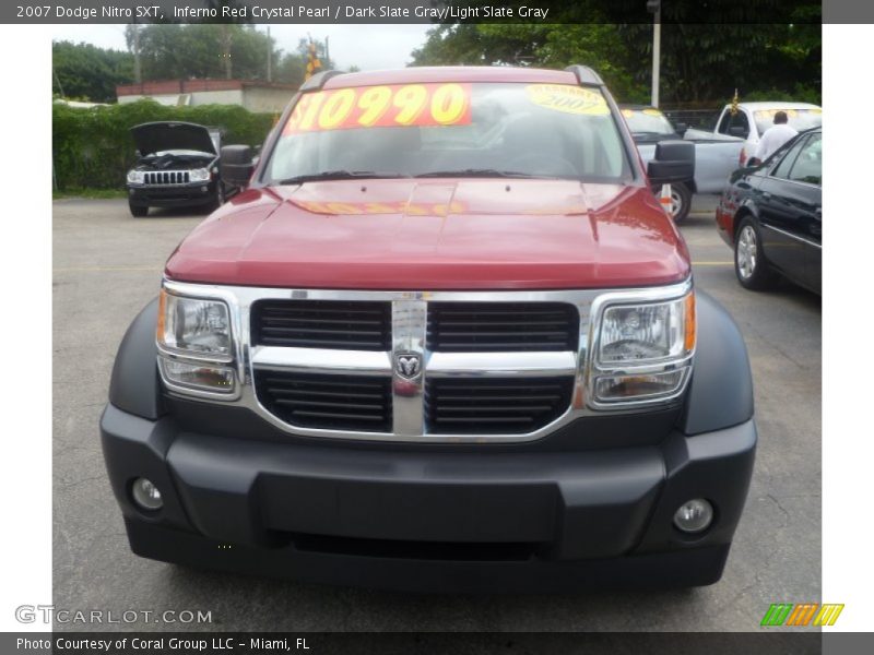 Inferno Red Crystal Pearl / Dark Slate Gray/Light Slate Gray 2007 Dodge Nitro SXT