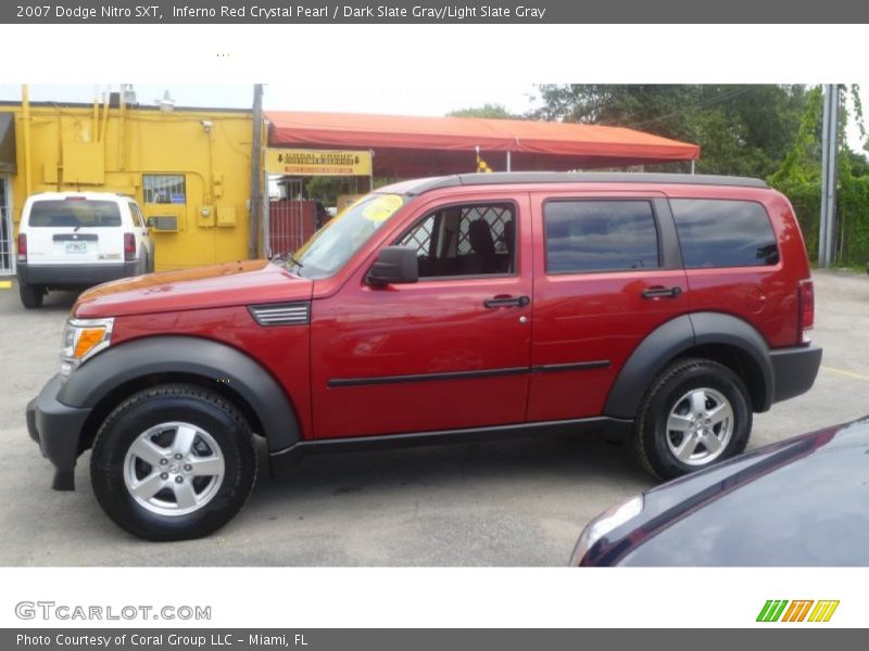 Inferno Red Crystal Pearl / Dark Slate Gray/Light Slate Gray 2007 Dodge Nitro SXT