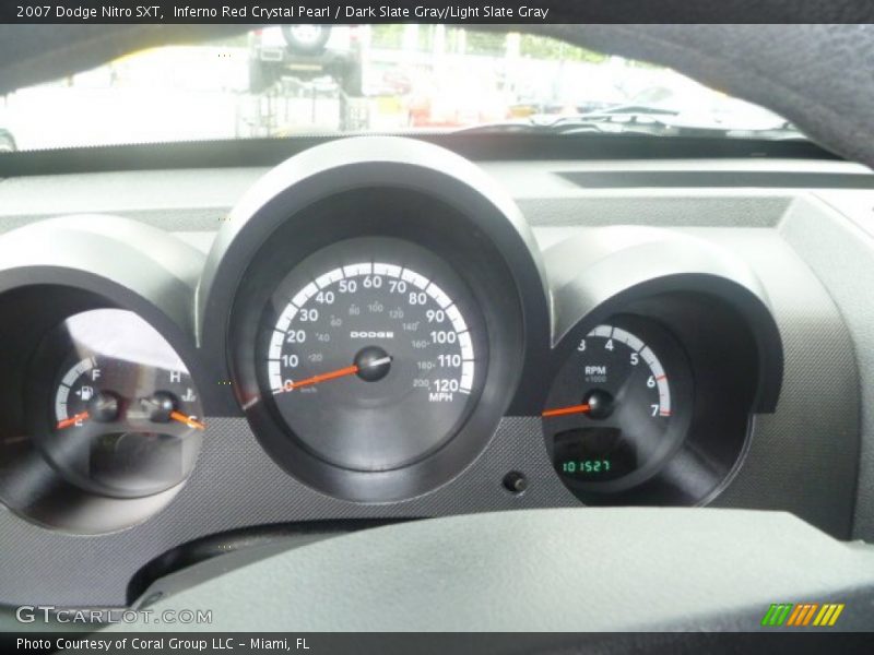 Inferno Red Crystal Pearl / Dark Slate Gray/Light Slate Gray 2007 Dodge Nitro SXT