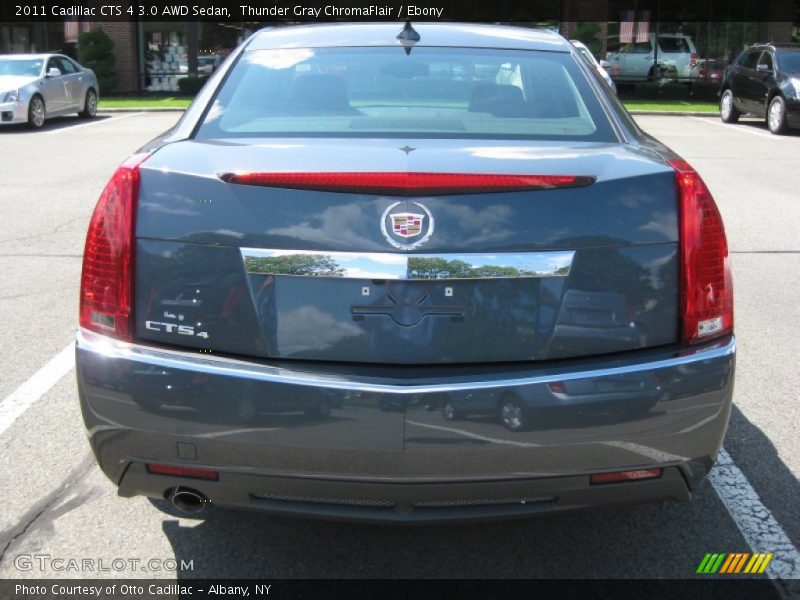 Thunder Gray ChromaFlair / Ebony 2011 Cadillac CTS 4 3.0 AWD Sedan