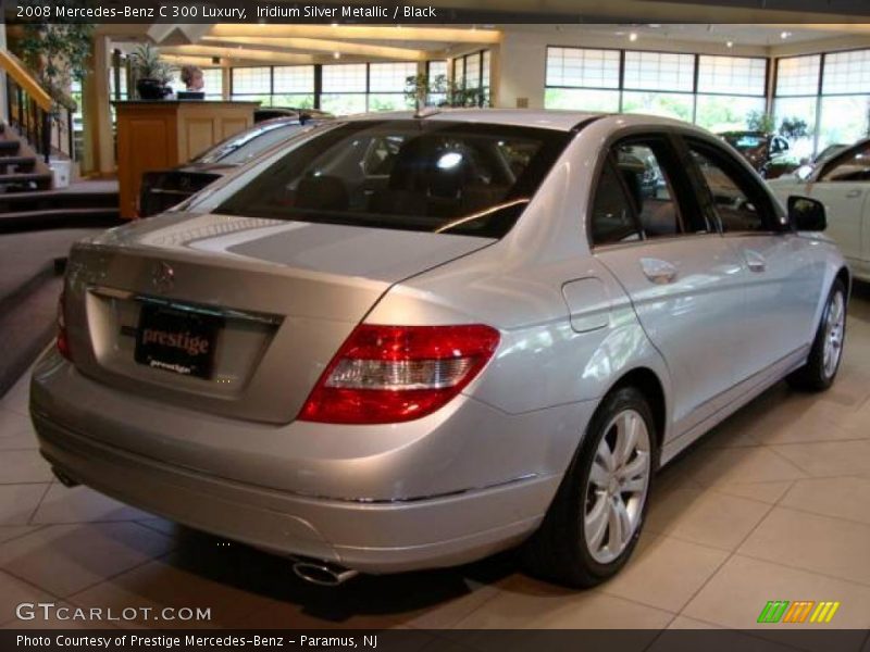 Iridium Silver Metallic / Black 2008 Mercedes-Benz C 300 Luxury