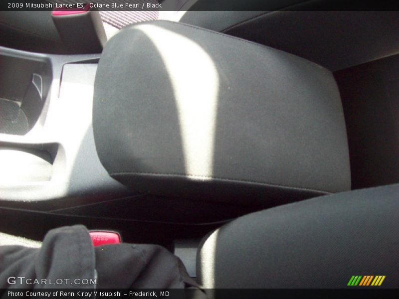 Octane Blue Pearl / Black 2009 Mitsubishi Lancer ES