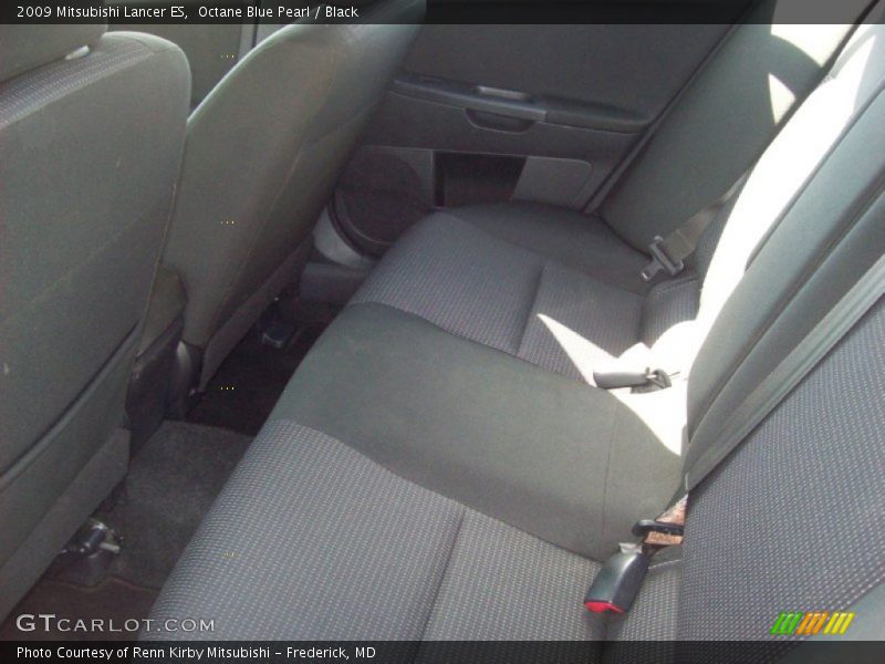 Octane Blue Pearl / Black 2009 Mitsubishi Lancer ES