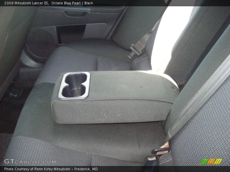 Octane Blue Pearl / Black 2009 Mitsubishi Lancer ES