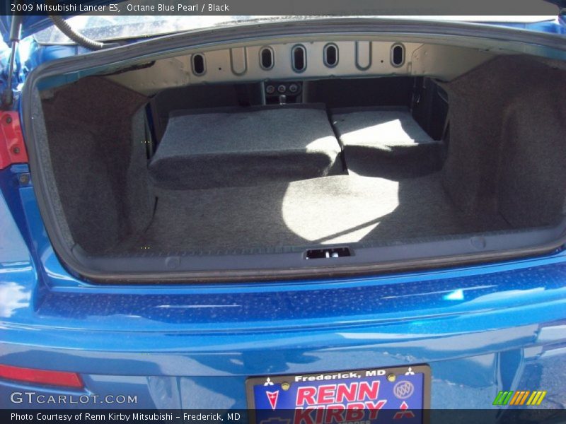 Octane Blue Pearl / Black 2009 Mitsubishi Lancer ES