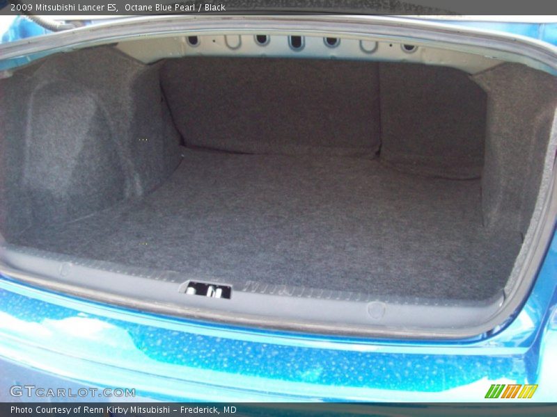 Octane Blue Pearl / Black 2009 Mitsubishi Lancer ES