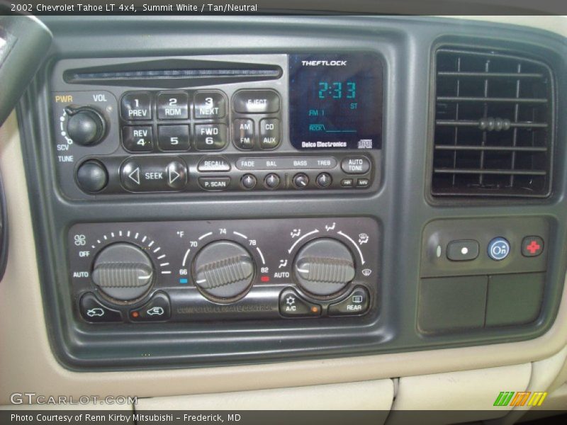 Summit White / Tan/Neutral 2002 Chevrolet Tahoe LT 4x4