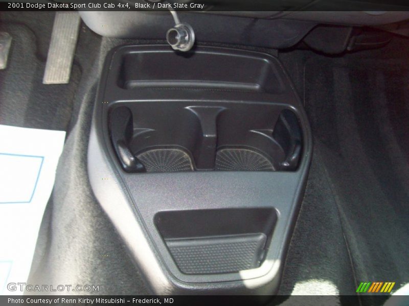 Black / Dark Slate Gray 2001 Dodge Dakota Sport Club Cab 4x4