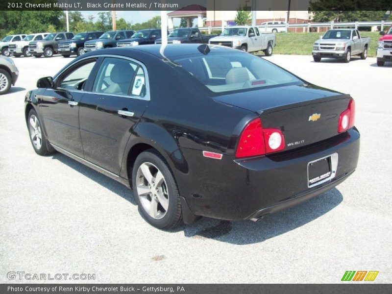 Black Granite Metallic / Titanium 2012 Chevrolet Malibu LT