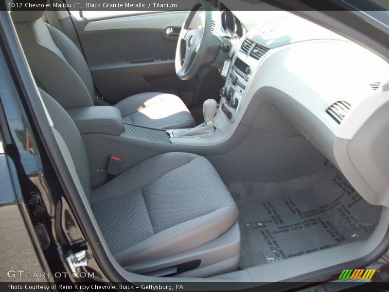 Black Granite Metallic / Titanium 2012 Chevrolet Malibu LT