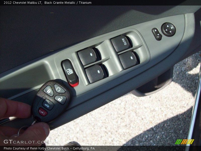 Black Granite Metallic / Titanium 2012 Chevrolet Malibu LT