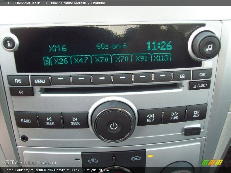 Audio System of 2012 Malibu LT