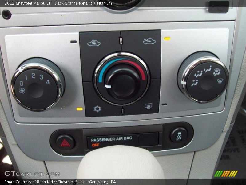 Controls of 2012 Malibu LT