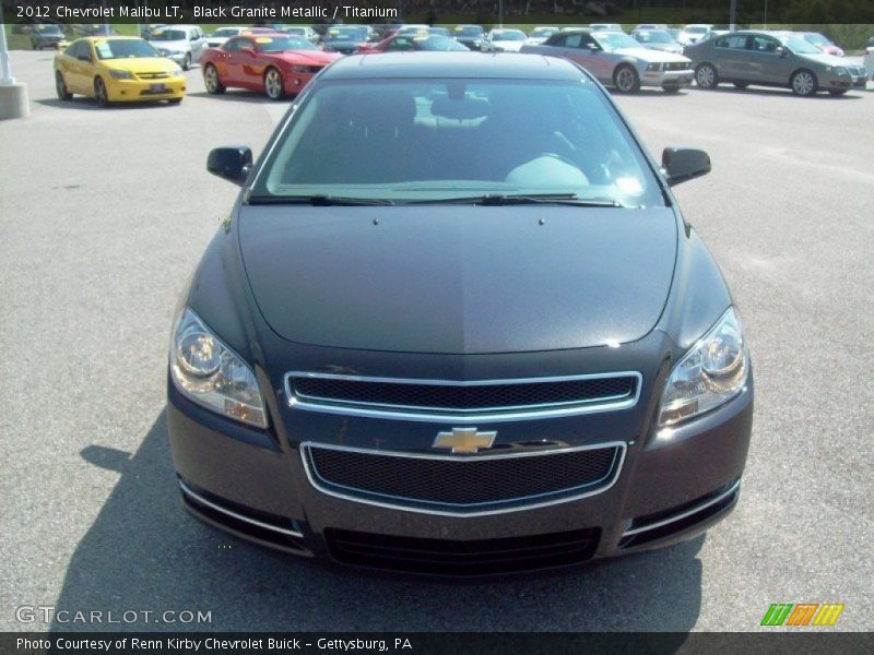 Black Granite Metallic / Titanium 2012 Chevrolet Malibu LT