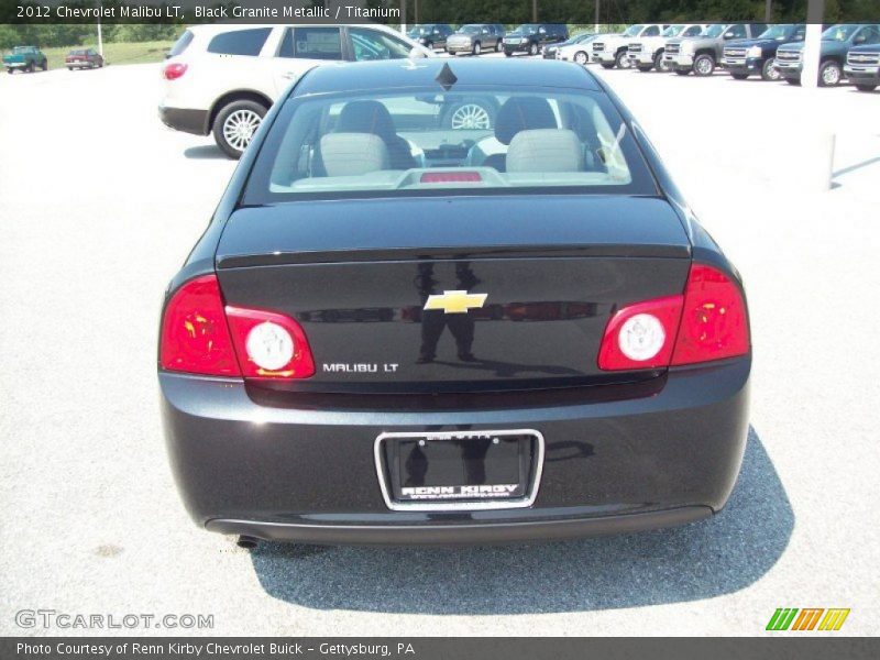 Black Granite Metallic / Titanium 2012 Chevrolet Malibu LT