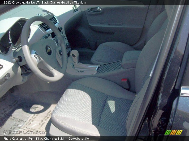 Black Granite Metallic / Titanium 2012 Chevrolet Malibu LT