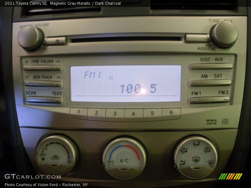 Magnetic Gray Metallic / Dark Charcoal 2011 Toyota Camry SE